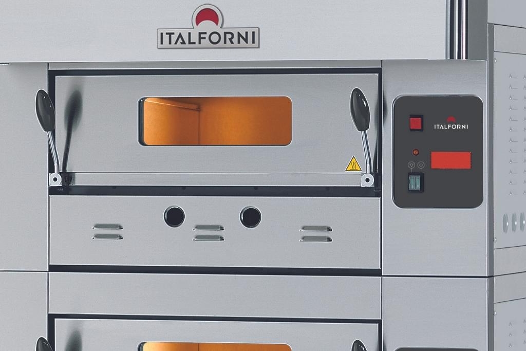 Forno per pizzeria a gas da interno: dettaglio