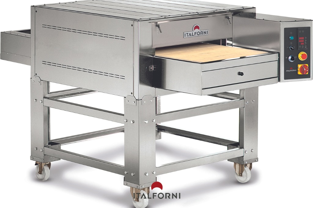Tipologie dei forni elettrici per pizza: Tunnel Stone elettrico di Italforni