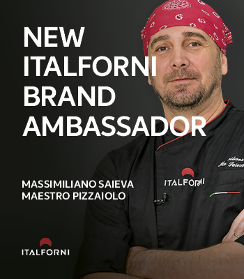 Massimiliano Saieva nuovo brand ambassador Italforni