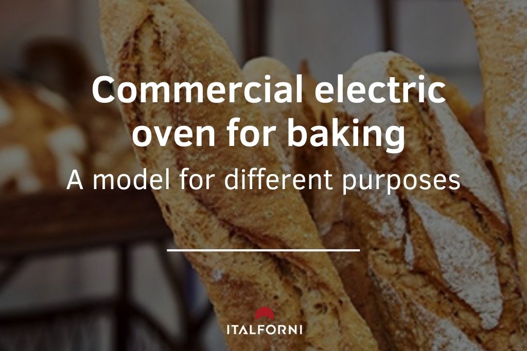 Commercial electric oven for baking