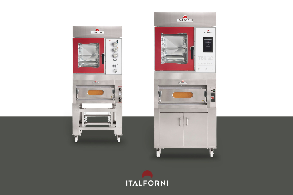 Professional triple-function oven: Totem by Italforni