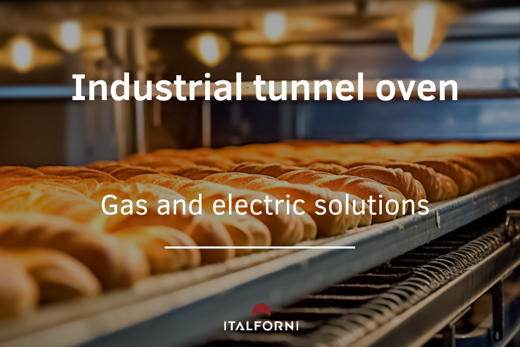 Industrial tunnel oven: gas and electric solutions
